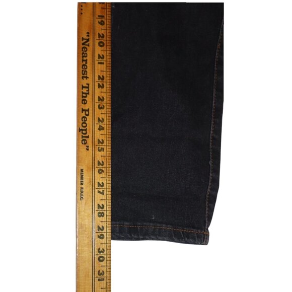 Volero Mens Dark Wash Slim Fit Biker Moto Style Cargo Jeans Grunge Streetcore - Picture 10 of 10